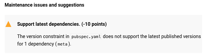 *Maintenance suggestions*